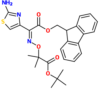 (image for) MC085199 tert-Butyl 2-{[(Z)-[1-(2-amino-1,3-thiazol-4-yl)-2-[(9H-fluoren-9-yl)methoxy]-2-oxoethylidene]amino]oxy}-2-methylpropanoate